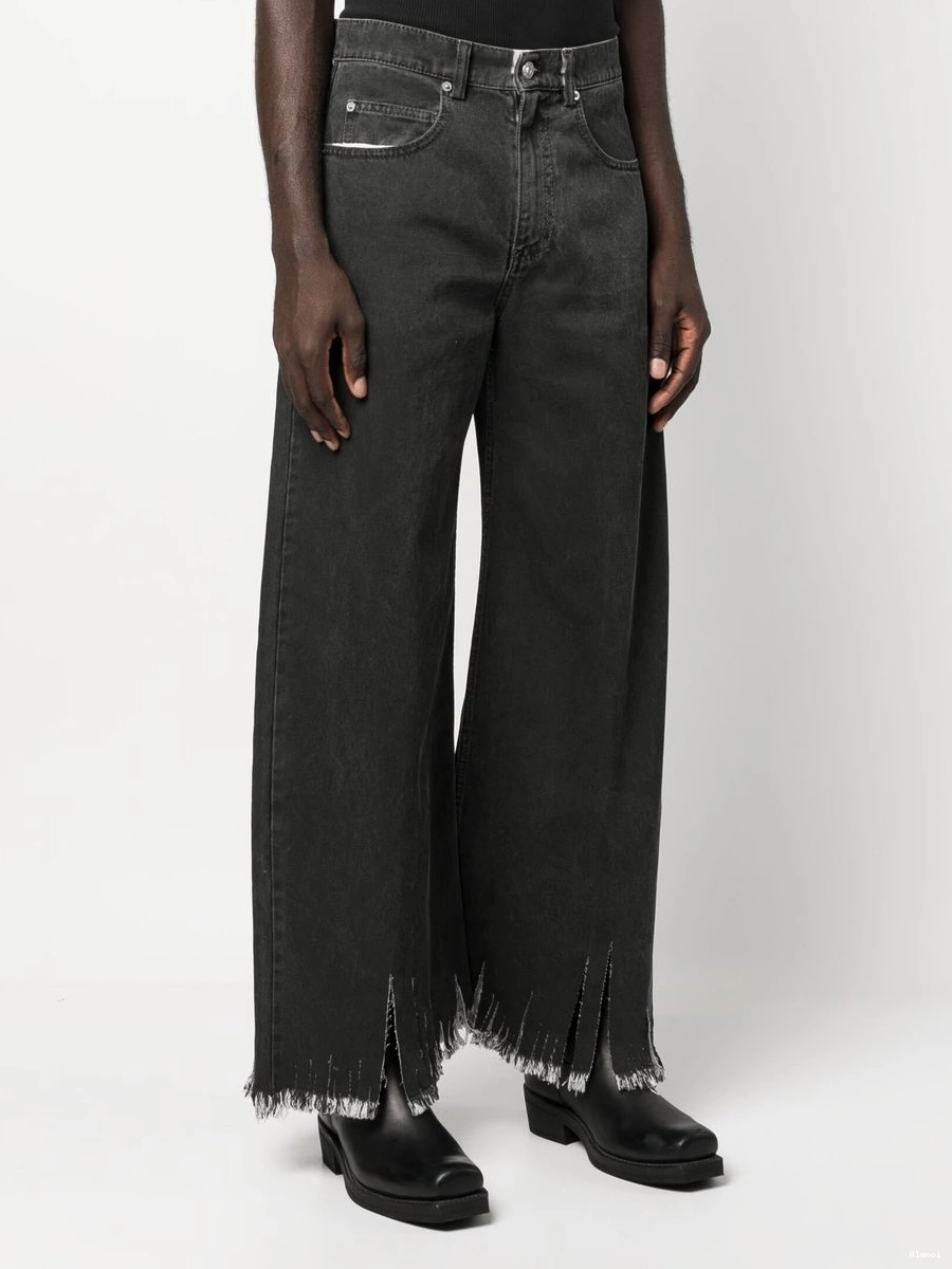 Cheap wide fringed Alanui Women leg jeans 0718